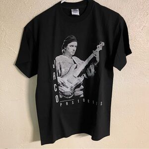 Band T-Shirt - JACO PASTORIUS - Jazz Bass - Black - Medium